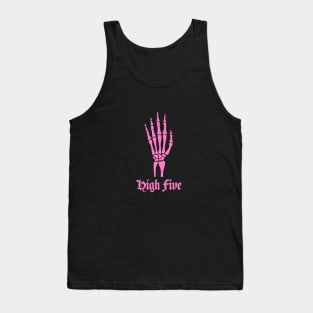 Pink Skeleton High Five Tank Top